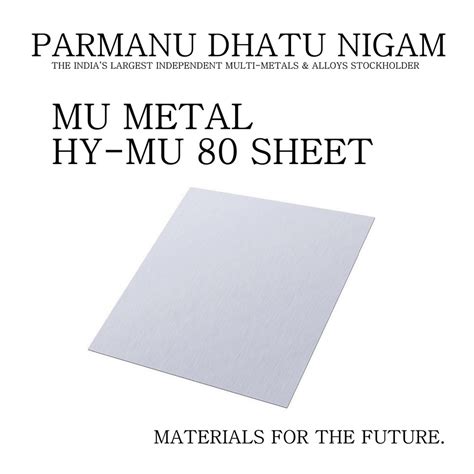 mu metal sheets|mu metal price.